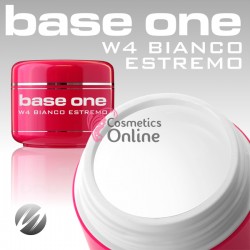 Gel UV Base One Silcare Alb intens Bianco Estremo 5 ml 